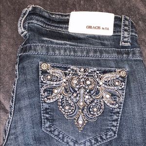 Grace Rhinestone jeans